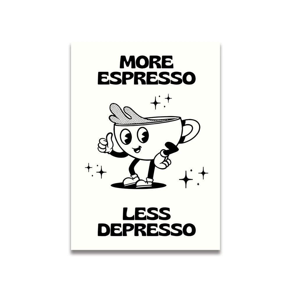 Simplicity Vintage Pink Cartoon Print Canvas Posters Wall Art Poster Home Decor Canvas Print Painting  Living Room Bedroom Decor Quick Pick Grocers