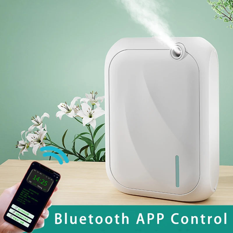 Timing Scent Air Machine Hotel Aroma Diffuser 140ML Wall Mounted Essential Oil Diffuser For Home Fragrance Bluetooth APP Control Quick Pick Grocers