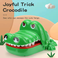 New Family Toys Crocodile Teeth Toys Alligator Family Party Toy Interactive Mini Biting Finger Game Non‑Toxic for Family Games Econic Blanks