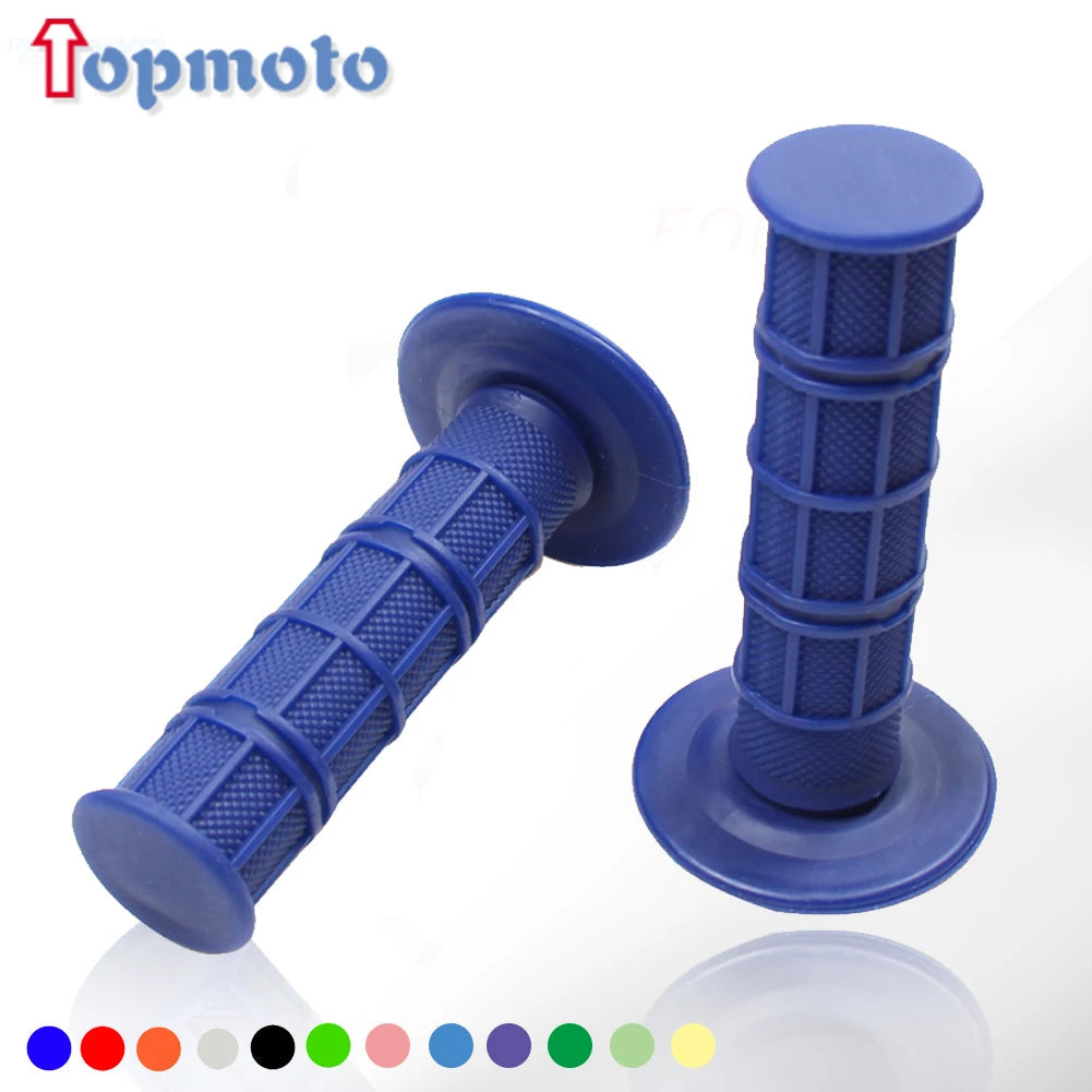 22mm 24mm Motorcycles Grip Dirt Bike Grips 7/8" Rubber Biker Scooter Handle Grip For Handlebar Mx Pillow Top Throttle 22mm Bar Quick Pick Grocers