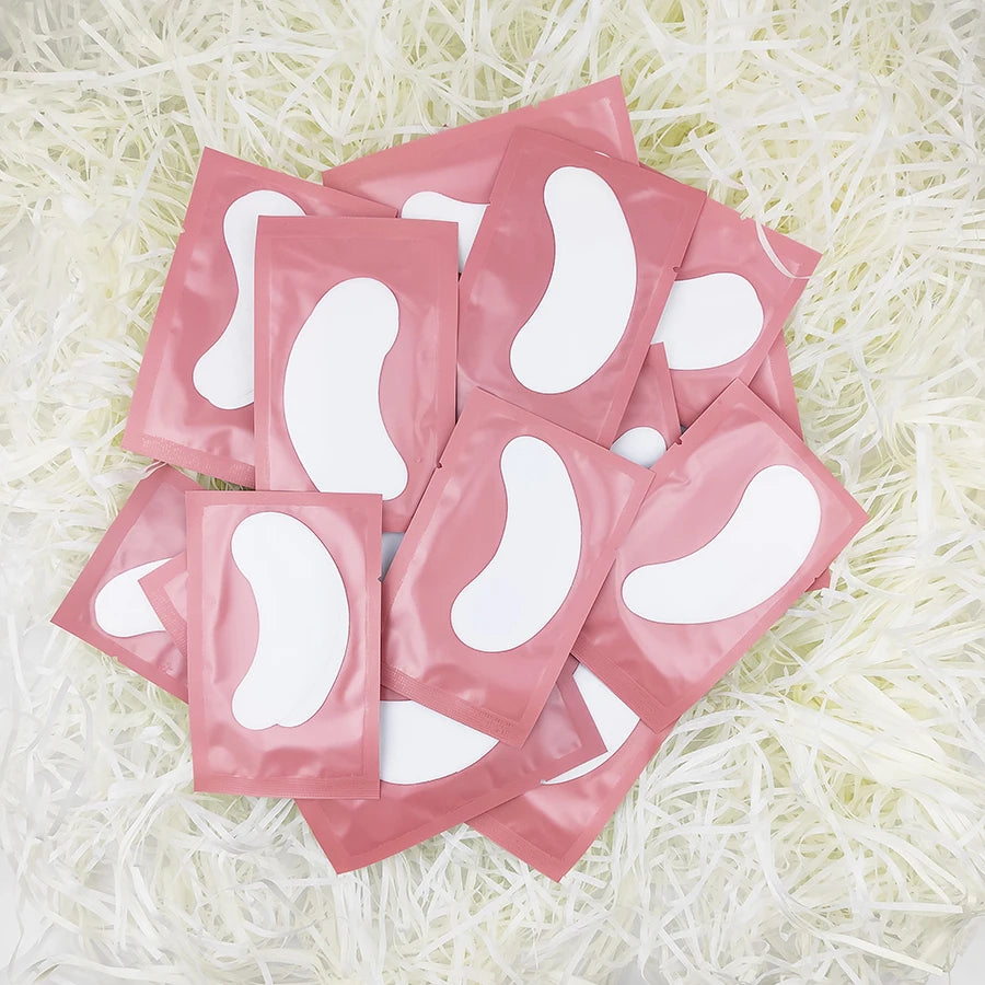 25/50/100Pairs Eye Patches Under Eyelash Pads for Building Hydrogel Paper Patches Lint Free Stickers for False Eyelashes LAUKISS Quick Pick Grocers