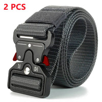 Genuine Tactical Belt Quick Release Outdoor Military Belt Soft Real Nylon Sports Accessories Men And Women Black Belt Quick Pick Grocers