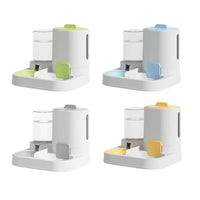 1-Pack Automatic Gravity-Fed Cat Water Dispenser & Feeder - Spill-Proof Large Capacity One-Piece Design, Quick Pick Grocers
