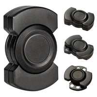 Stainless Steels 3 in 1 Fidget Spinner and Slider Combo with Click Button Metal Toy for Adult Stress Relief Econic Blanks