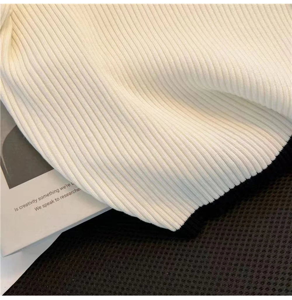 Ice silk knitted short sleeved T-shirt for women's summer 2024 new fashionable and stylish polo shirt top Quick Pick Grocers