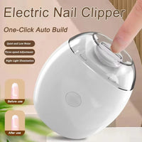 2in1 Electric Nail Clipper Cutter with LED Light Anti-Pinch Automatic Nail Grinder Trimmer for Baby Mini Manicure Tool Nail Care Quick Pick Grocers