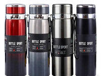 1L Thermal Water Bottle Keep Cold and Hot Water Bottle Thermos for Water Tea Coffee Vacuum Flasks Stainless Steel Thermos Bottle Quick Pick Grocers
