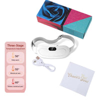 Electric Heating Pad Menstrual Cramp Massager Belt Women Period Care Hot Compress Device Vibration Abdominal Ulter Warmer Belt Quick Pick Grocers