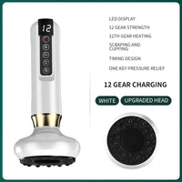 Tricolor Electric Massager GuaSha Anti Cellulite Vacuum Suction Cup Beauty Health Scraping Infrared Heat Slimming Massage Thera Quick Pick Grocers