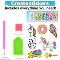 Big Gem Diamond Painting Kit - DIY Mosaic Art & Sticker Craft for Kids Econic Blanks