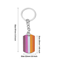 Progress Transgender Rainbow Pansexual pride Genderqueer pride Asexual Metal Key Ring Key Chain For Women Jewelry Quick Pick Grocers
