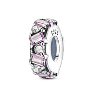 100% 925 Sterling Silver Rainbow Zircon Colorful Butterfly Dragon Shaped Silicone Stopper Charms Beads Fit DIY Bracelets Jewelry Econic Blanks