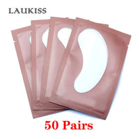 25/50/100Pairs Eye Patches Under Eyelash Pads for Building Hydrogel Paper Patches Lint Free Stickers for False Eyelashes LAUKISS Quick Pick Grocers