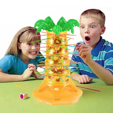 Multiplayer Tabletop Games Rolling Climbing Monkeys Interesting Intelligence Toys Parent-Child Interactive Board Game for Kids Econic Blanks
