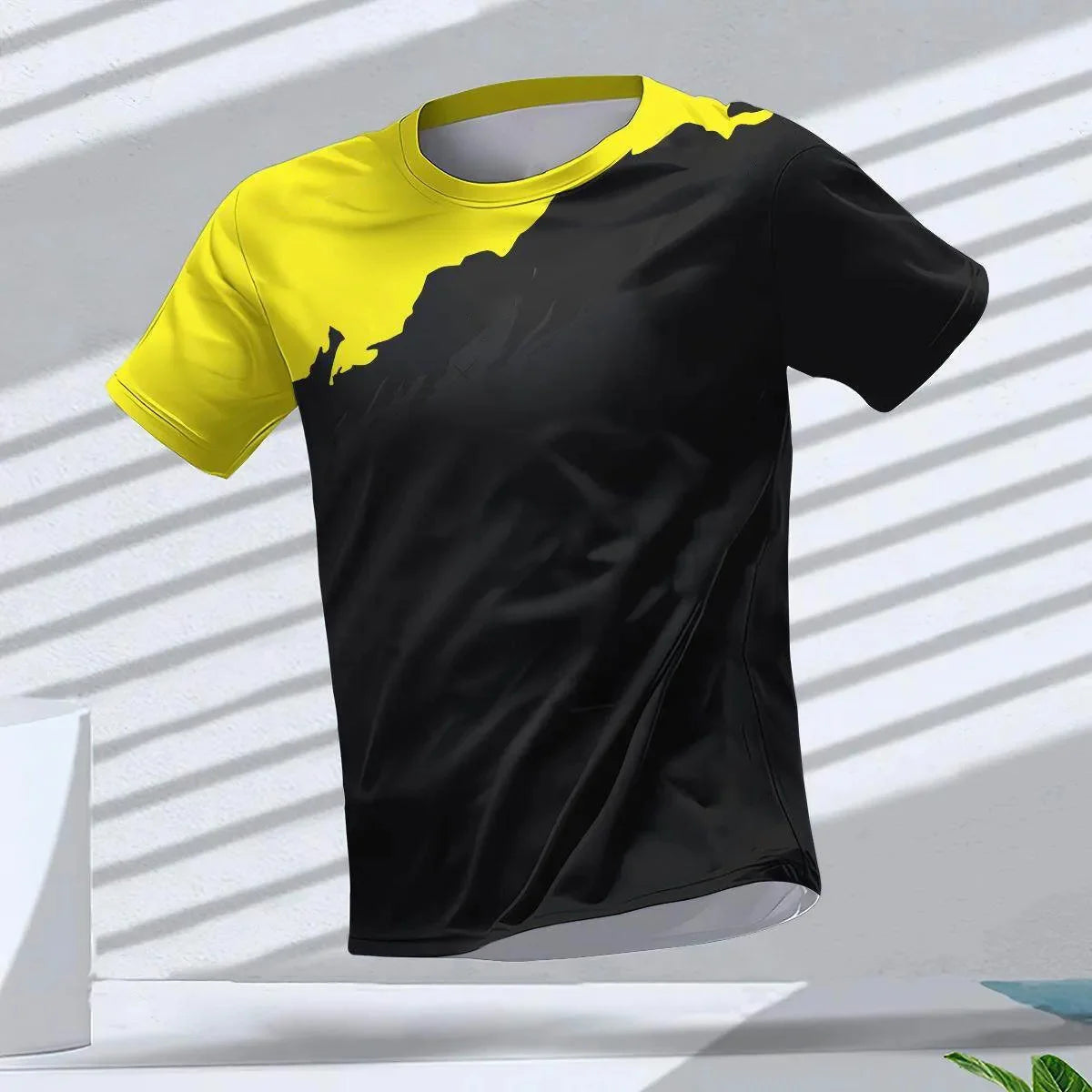 Men's T-shirts Sport Running T-shirt Men Quick-drying Breathable Short Sleeve Round Neck Gym top Outdoor Workout Men Clothing Quick Pick Grocers