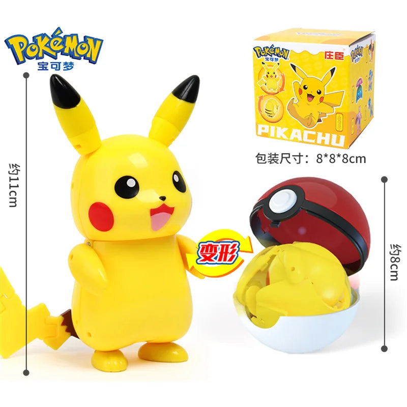 Pokemon Figures Toys Pocket Monsters Ball Model Pikachu Gengar Pokeball Dragonite Snorlax Pokeball Action Figures Toy Quick Pick Grocers