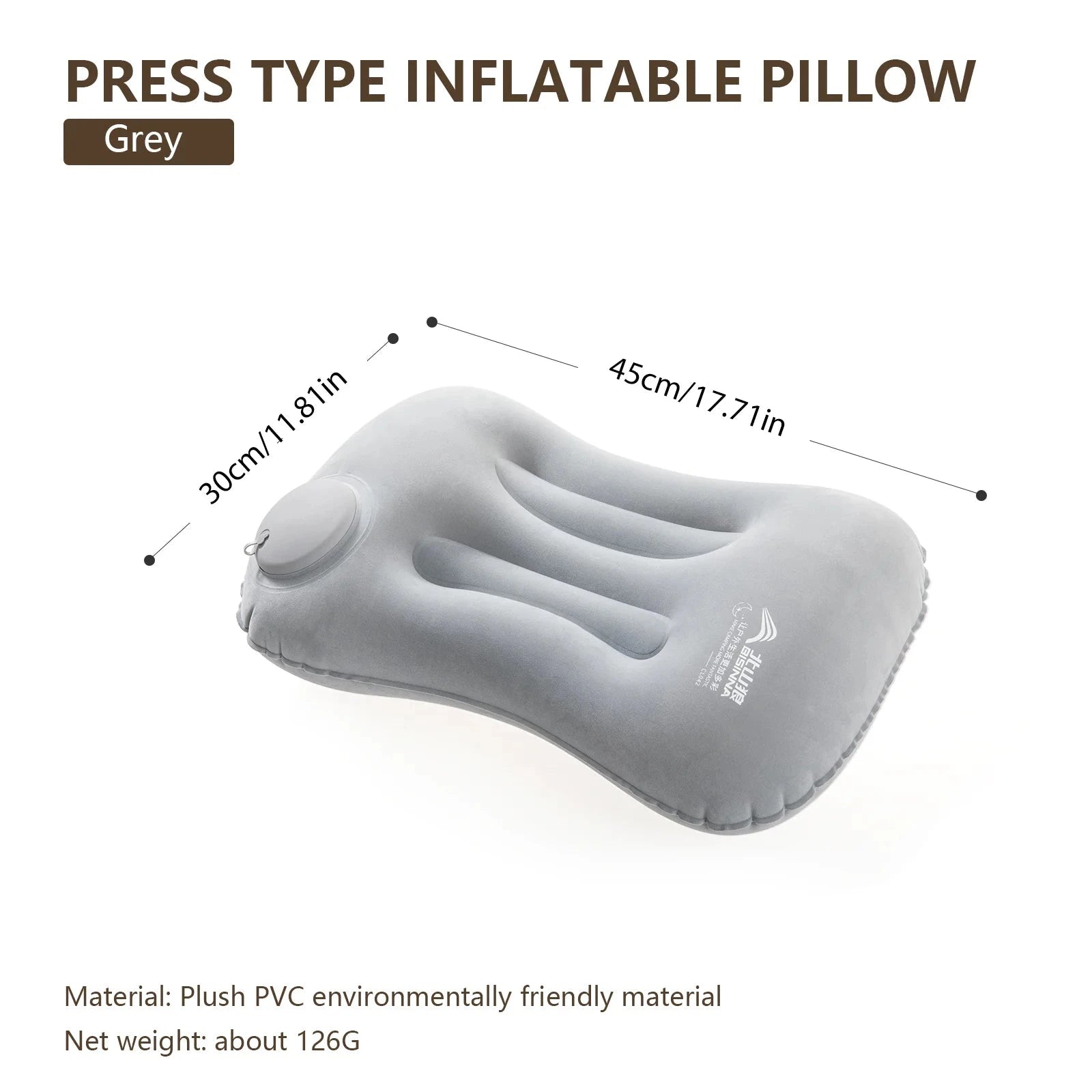 BISINNA Camping Inflatable Pillow Portable Ultralight Travel Hiking Air Sleeping Pillow for Neck and Lumbar Support Econic Blanks
