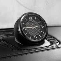 Car Clock Luminous Mini Automobiles Internal Stick-On Digital Watch Mechanics Quartz Clocks Auto Ornament 40mm 43mm