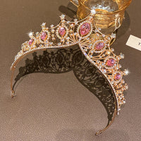 1 large crown fashionable temperament crown headband sweet wind hair accessory suitable for performances and birthdays Quick Pick Grocers