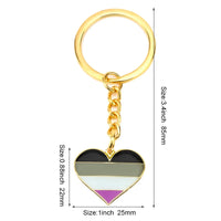 Progress Transgender Rainbow Pansexual pride Genderqueer pride Asexual Metal Key Ring Key Chain For Women Jewelry Quick Pick Grocers