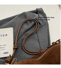 Faux Suede Super Popular Niche Suede Shoulder Bag for Women 2025 Hot Sale Single Crossbody Bags Underarm Dumpling Sweet Bags Quick Pick Grocers