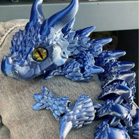 3D Printed Magic Dragon Movable Joint Fidget Toy Rotatable Articulated Office Desktop Ornament Adults Kid Toy Crafts Gift Quick Pick Grocers