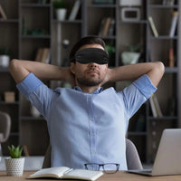 2-Pack Silk Sleep Mask - Elastic Blackout Eye Mask & Blindfold for Full Night'S Sleep, Light Blocking, Adjustable Strap Quick Pick Grocers