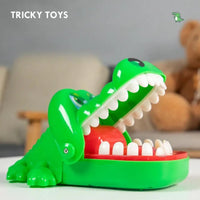 Crocodile Teeth Toys Game for Kids Crocodile Biting Finger Dentist Games Funny Toys for Children Adult Stress Relief Prank Toys Econic Blanks