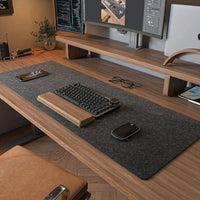 Gaming Accessories Wool Felt Mouse Pad Large Size Writing Mat Keyboard Mice Mat Non-slip Home Office Computer Desk Protector Econic Blanks