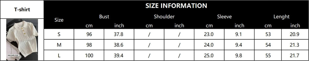 Ice Silk Polo Shirt Knitted Short Sleeve T-Shirt Summer Chic Thin Unique Jacquard Women Tops 2026 Korean Style Women’s Clothing Quick Pick Grocers