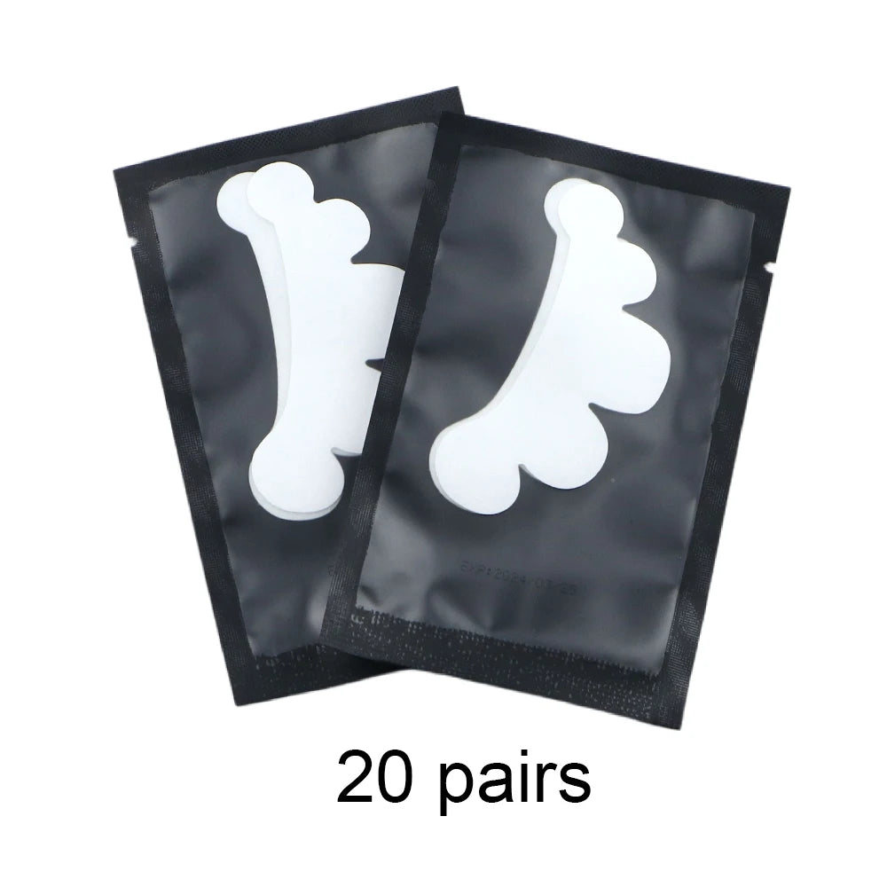 20/50Pairs Lash Extension Eye Stickers Hydrogel Patches Grafting Eyelashe Under Eye Pads Eyelashes Extension Lashes Tools Makeup Quick Pick Grocers