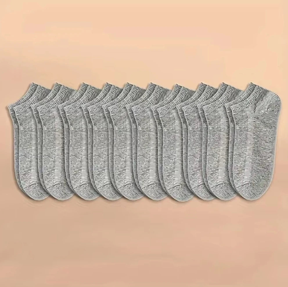 10/5/3MEN'S Mid-calf Socks Cotton Socks for All Seasons, Solid Colour and Versatile Econic Blanks