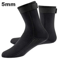 3mm&5mm Neoprene Diving Socks Non-slip Adult Warm Patchwork Elasticity Wetsuit Shoes Diving Surfing Boots Swimming Snorkeling Quick Pick Grocers