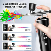 Airbrush with Compressor Portable Airbrush Painting Mini Spray Gun for Painting Paint Crafts Airbrush Compressor Paint Spray Gun Econic Blanks