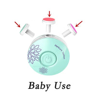 Baby Electric Nail Trimmer Kid Nail Polisher Tool Baby Care Kit Manicure Set Easy To Trim Nail Filer Clippers For Newborn Econic Blanks