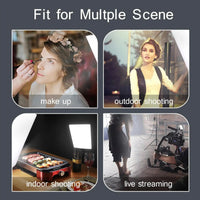 LED Video Lights Conference Photography Lighting Selfie Light Photo Studio Lamp With Tripod for Shoot Live Streaming TikTok Zoom Quick Pick Grocers
