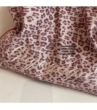 Brand Women's Shoulder Bag Y2k Fashion Sweet Polka Dot Handbag Korean Casual Versatile Leopard Print Brown Frosted Tote Bags Quick Pick Grocers