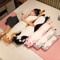 50/70/90/110/130cm Funny Joy Cute Soft Long Cat Plush Toys Pause Office Nap Pillow Bed Sleep Home Decor Doll for Kids Girl Gift Econic Blanks