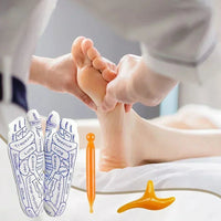 Physiotherapy Foot Care Massage Relieve Tired Feet Sock Acupressure Foot Massager Reflexology Socks Foot Acupoint Massage Tool Quick Pick Grocers