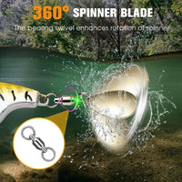 5piece fishing lure kit Metal VIB Artificial Bait Sinking Spinner Spoon Fishing Lures Jigs Fishing Tackle Econic Blanks