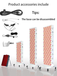 Dual Chip Red Light Therapy Panel Lamp 630nm 660nm Near Infrared Therapy Light 810nm 850nm LED Beauty Devices for Face and Body Quick Pick Grocers