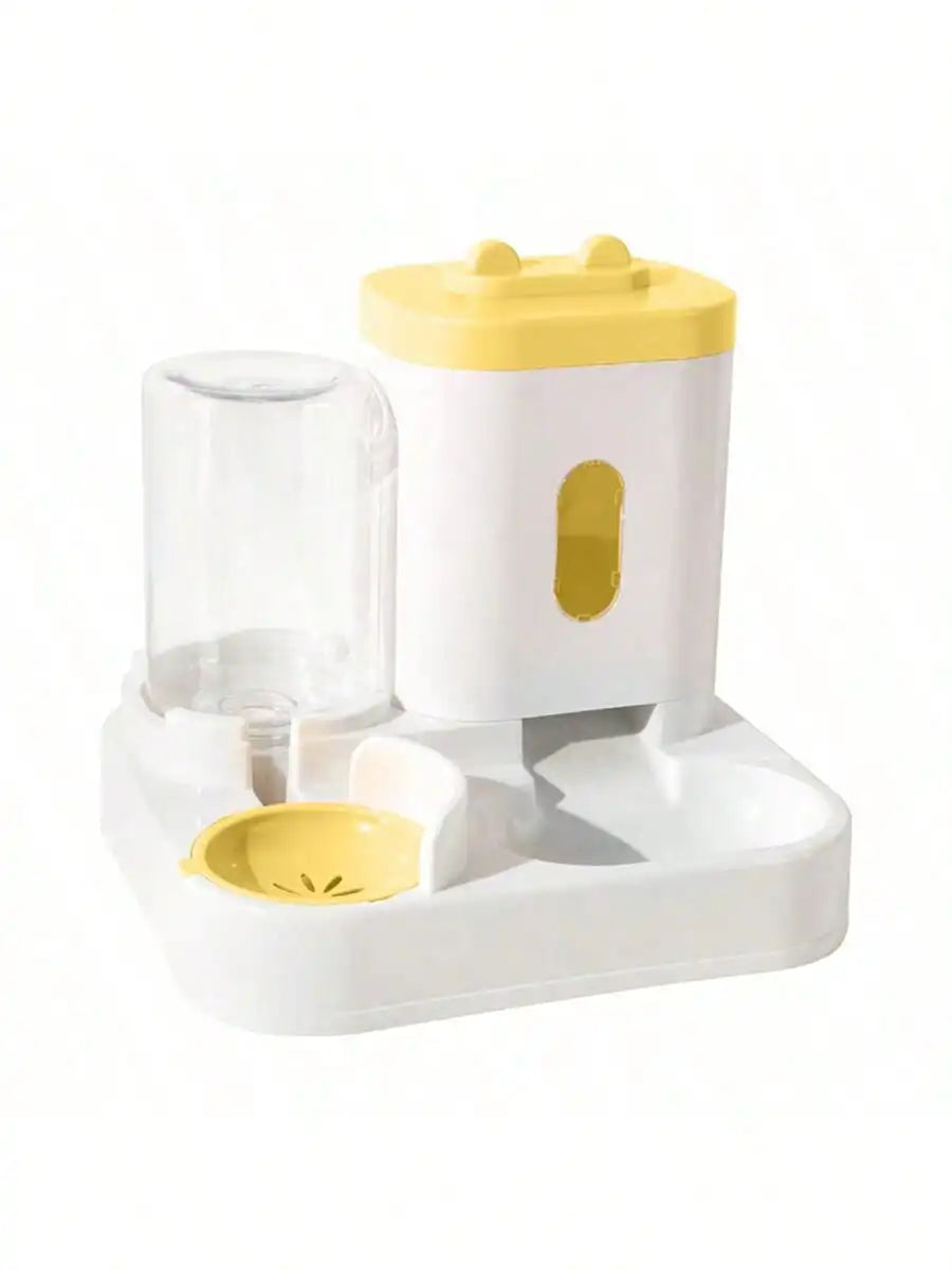 1-Pack Automatic Gravity-Fed Cat Water Dispenser & Feeder - Spill-Proof Large Capacity One-Piece Design, Quick Pick Grocers