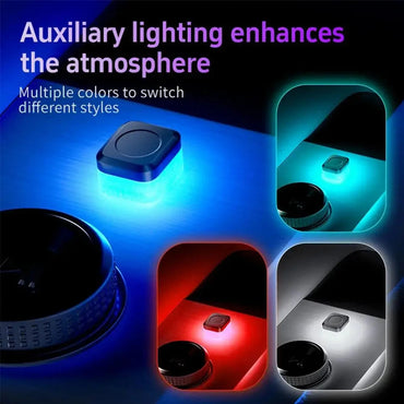 Mini USB LED Car Light – Colorful Interior Atmosphere & Emergency Lamp Econic Blanks