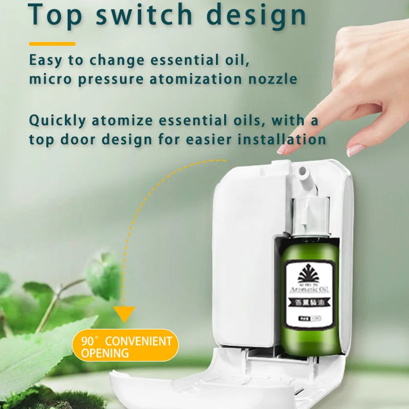 Timing Scent Air Machine Hotel Aroma Diffuser 140ML Wall Mounted Essential Oil Diffuser For Home Fragrance Bluetooth APP Control Quick Pick Grocers