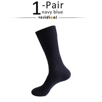 Man Long Socks Plus Combed Cotton Striped Business Breathable,Deodorant Party Dress Large Size Formal Socks Gentleman EU45-50 Quick Pick Grocers