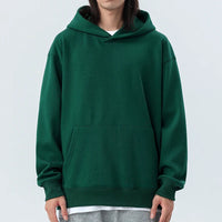 16.9oz 480gsm Heavy Weight Cotton Plus Velvet Hooded Sweater Men Thickened Tight Polar Fleece Pullover Hoodie Women Sweatshirt Econic Blanks