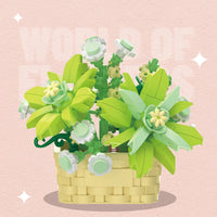 DIY Potted Plant Building Blocks Set - Rose Sunflower Succulents Bonsai Tree Romantic Garden Kids Model Bricks Toy Kit Econic Blanks