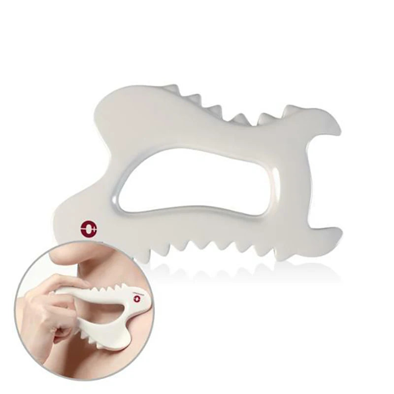 Ceramic Gua Sha board skin scraping tools face massager whole body carving Body Guasha, Body Massage Tool Quick Pick Grocers