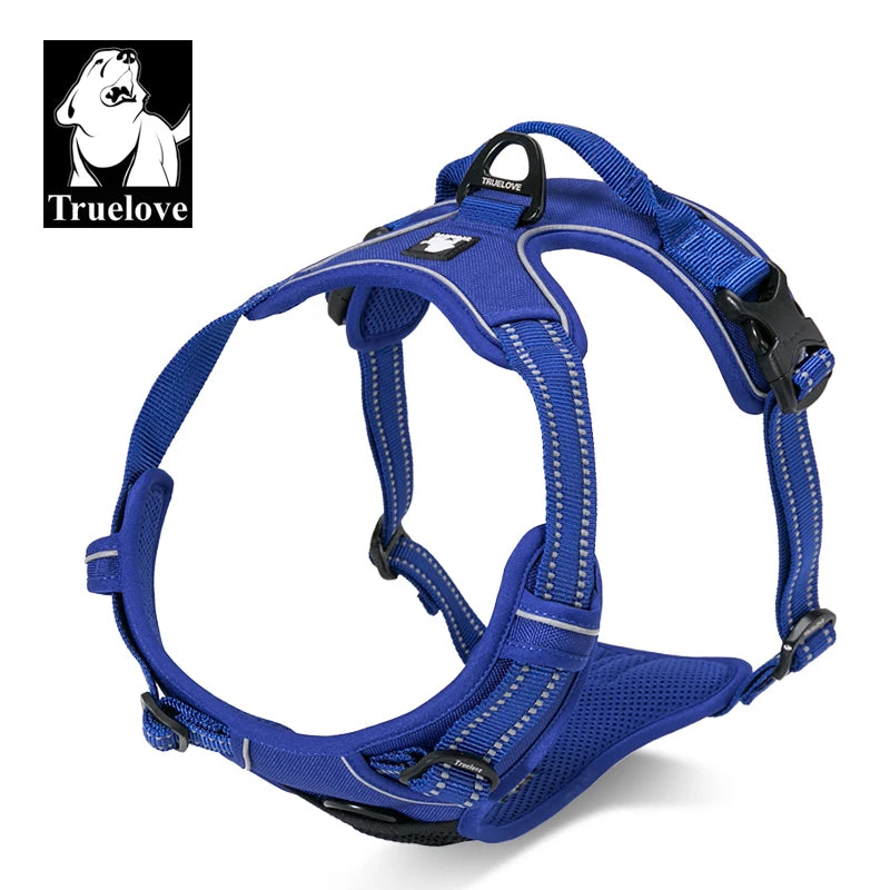 Truelove Pet harness Fashionable Nylon Durable Dog Harness Reflective Breathable Padded Training Vest Luxury Pet Accessories Quick Pick Grocers