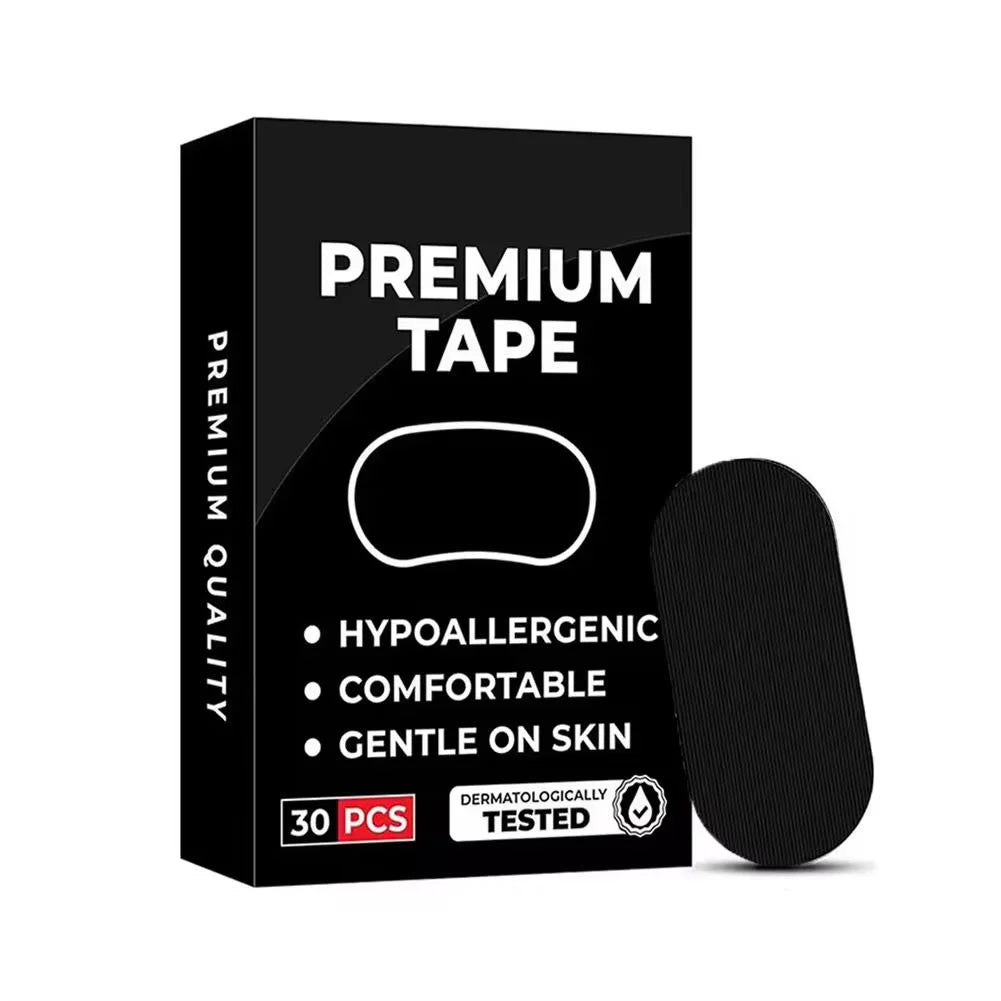 Anti Snoring Sleep Mouth Tape, Best Breathing Nasal Strips Medical Grade Improved Sleeping Snoring Relief Purest Peak